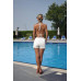 Nike White with Shorts