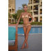 Hawaii Style Yellow-Orange Two Pieces