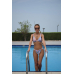 Blue Pattern Multicolor Two Pieces