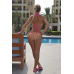 Sunset Lady Rose-Yellow Two Pieces