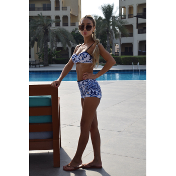 Dolce Gabbana White-Blue Two Pieces