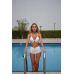 Beachwear Prada Business Woman White Two Pieces