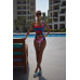 Christian Dior Red-Blue One Piece
