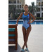Christian Dior White-Blue-Red One Piece