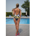 Christian Dior Rose-White-Black One Piece