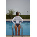 Dolce Gabbana Blue-White One Piece